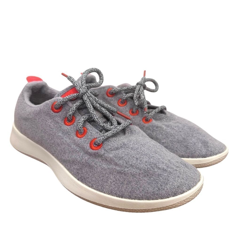 All Birds Women's Light Grey / Blue Wool Runners Size 8